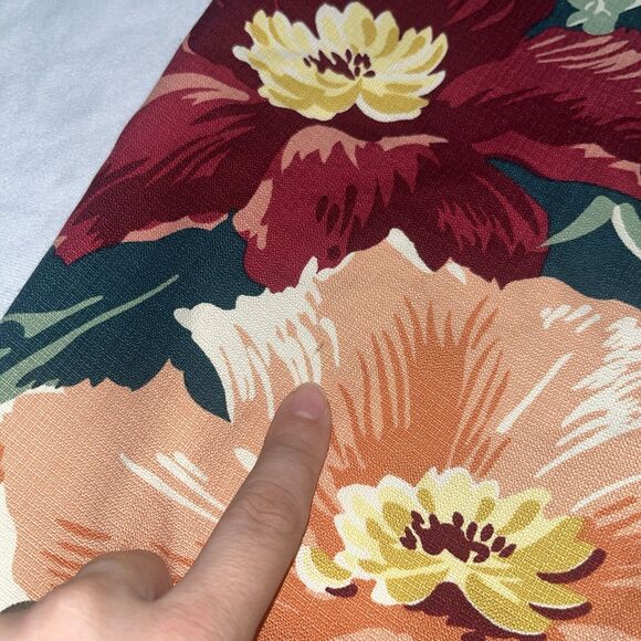 Tommy Bahama Sz 4 100% Silk Tropical Floral Capri Pants - Picture 7 of 10